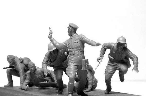 Master Box 1:35 - 'Counterattack' Soviet Infantry, Summer 1941 - Panzer  Models